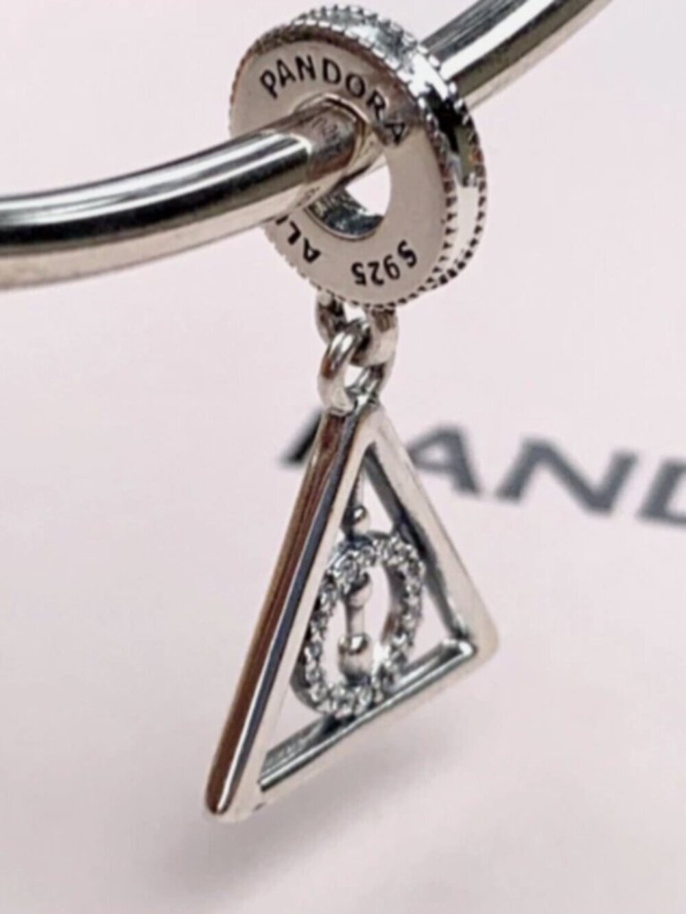 New Pandora S925 ALE Harry Potter Deathly Hallows Dangle Charm
